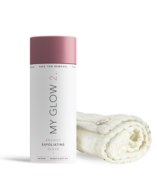 My Glow 2 Fake Tan Removal Glove + Hair Towel (Cloud) Bundle