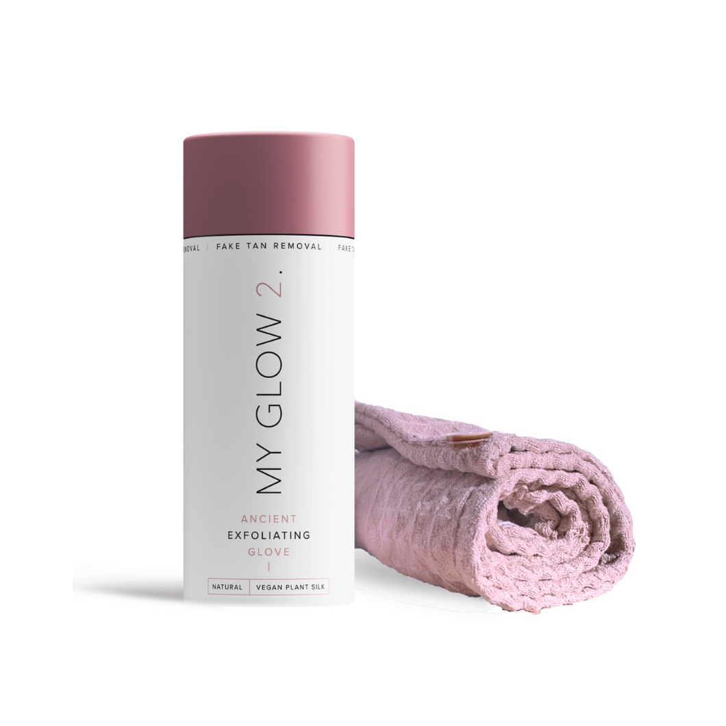 My Glow 2 Fake Tan Removal Glove + Hair Towel (Pink) Bundle