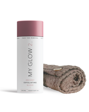 Load image into Gallery viewer, My Glow 2 Fake Tan Removal Glove + Hair Towel (Cocoa) Bundle