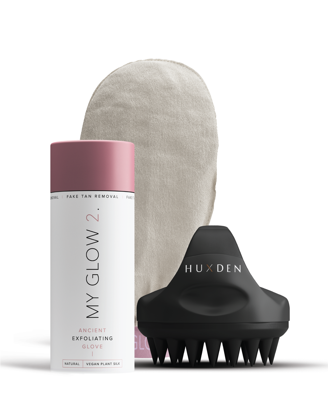 My Glow 2 Fake Tan Removal Glove + Huxden Scalp Buffer