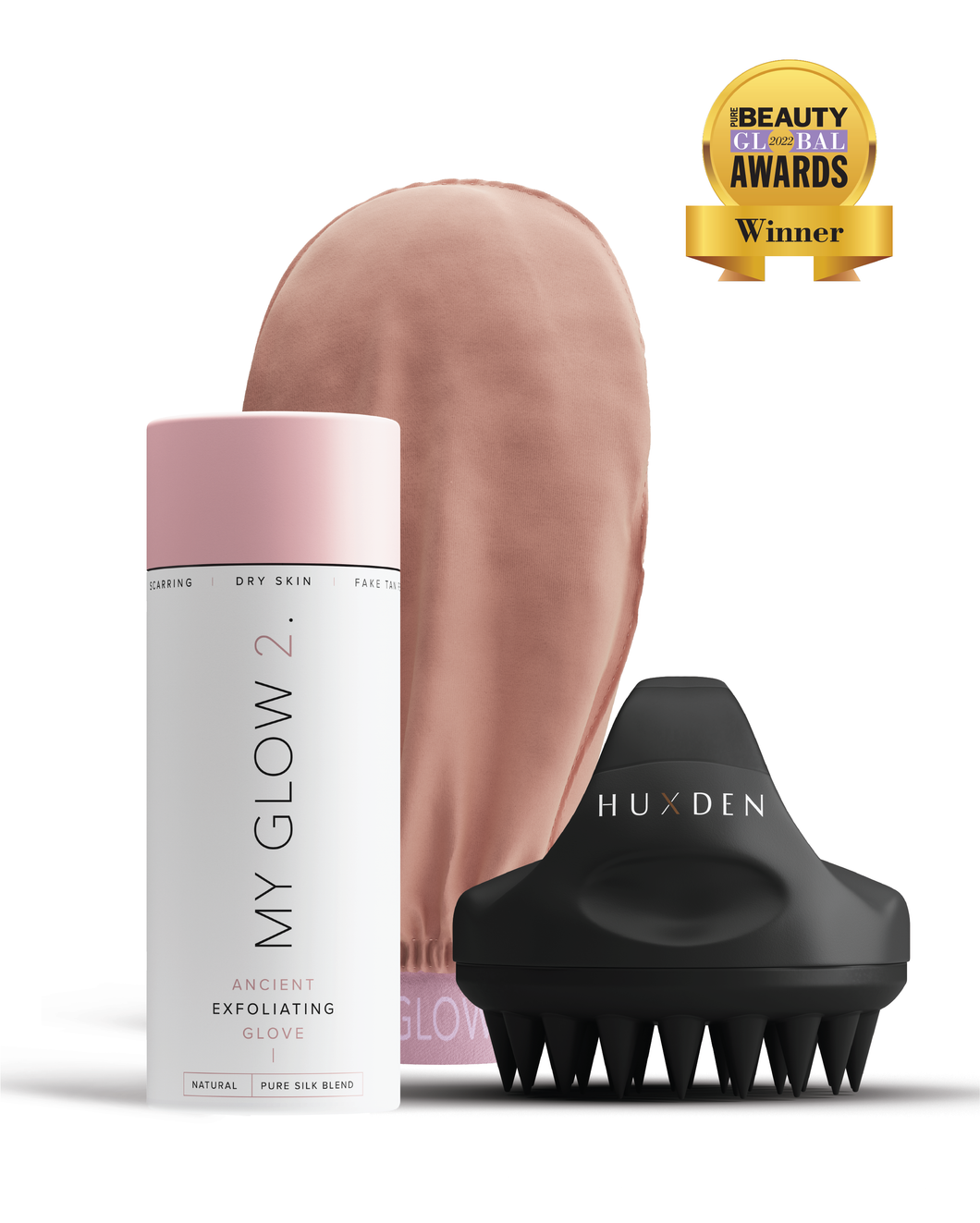 My Glow 2 Original Glove + Huxden Scalp Buffer